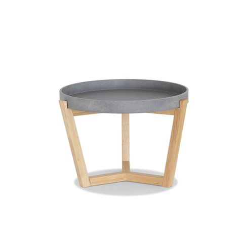 Side Table Flexa Mdf White Grey