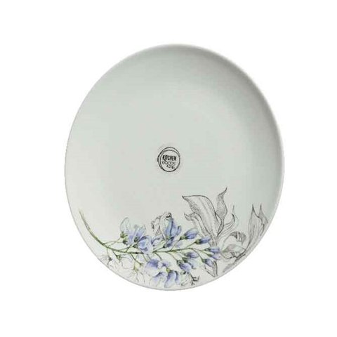 KAE PLATE 22CM FLOWER BLUE/GREEN