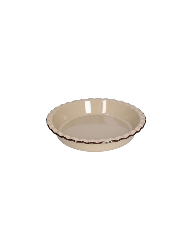 TOG ROUND BAKING DISH 25X5 TAUPE PLCOOK