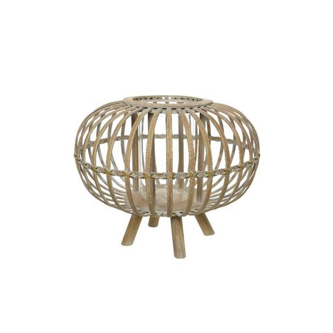 KAE LANTERN BAMBOO ON FOOT 28X22