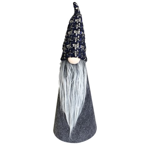 SANTA BLUE HAT AND BEARD 34X11X11
