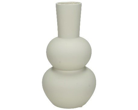 KER VASE IVORY EARTHENWARE