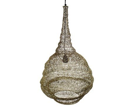 KER CEILING LAMP GOLD 48X48X77