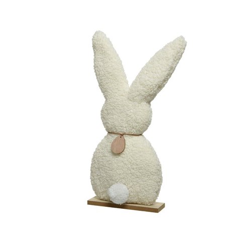 KAE BUNNY TEDDY WHITE HAPPY EASTER 22X48X6