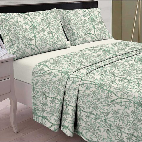 GREEN COUNTRY BED SET  100%