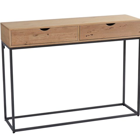 CASA CONSOLE W/2 DRAWERS OAK 117 X 88 X 38 CM