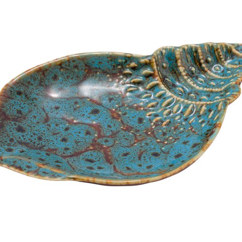 GEHL BOWL SHELL BROWN/TURQUOISE