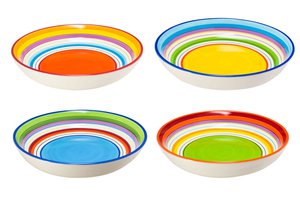 Bowl Striped Colored