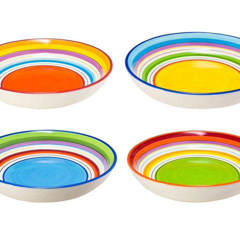 Bowl Striped Colored