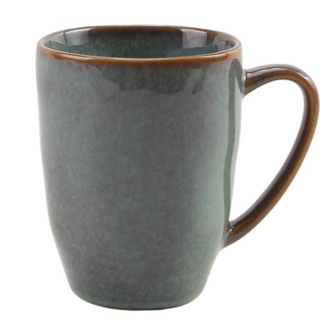 Mug Reactive Glaze Mint Brown