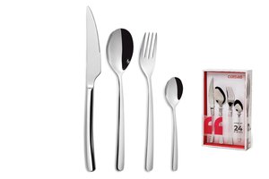 Set 24PCS Cutlery 18% CUBA