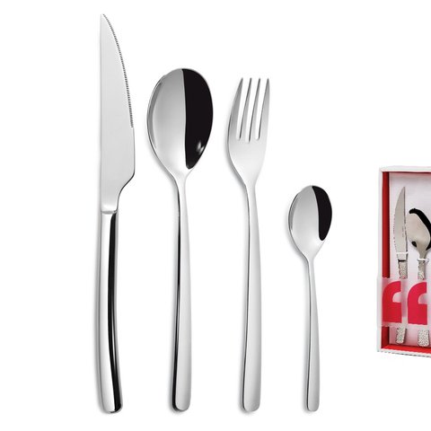 Set 24PCS Cutlery 18% CUBA