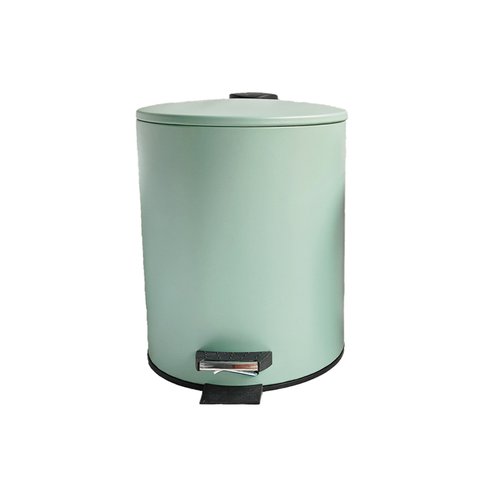 Petal Bin Matt Green Soft Close