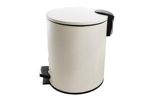 Petal Bin Matt Beige Soft Close