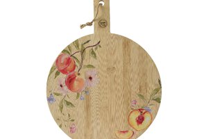 Chopping Board Bamboo Peach Pattern
