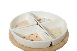 Tapas Set 5pcs Round Pattern