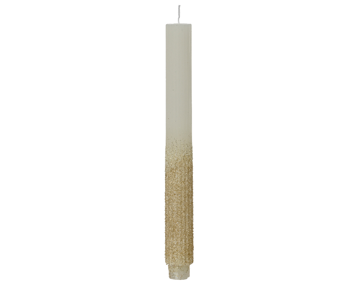 Set Of 2pcs Candle Granule White