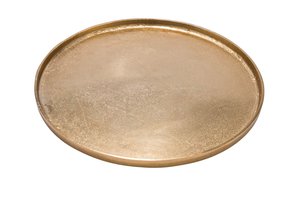 Plate Round Gold
