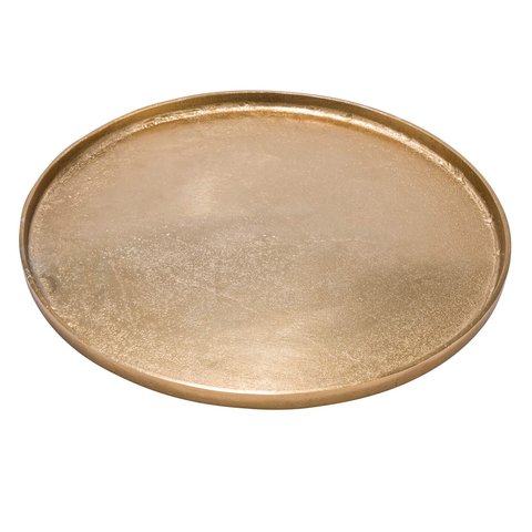 Plate Round Gold