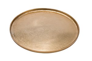 Plate Round Gold