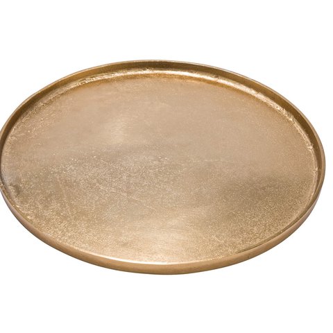 Plate Round Gold