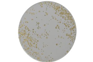 Deco Plate Round Silver