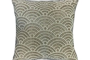Cushion Rainbow Beadwork With Pearls