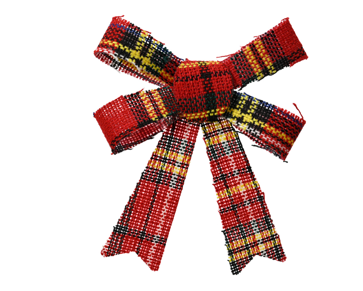 Xmas Set 3 Pcs Bows Red