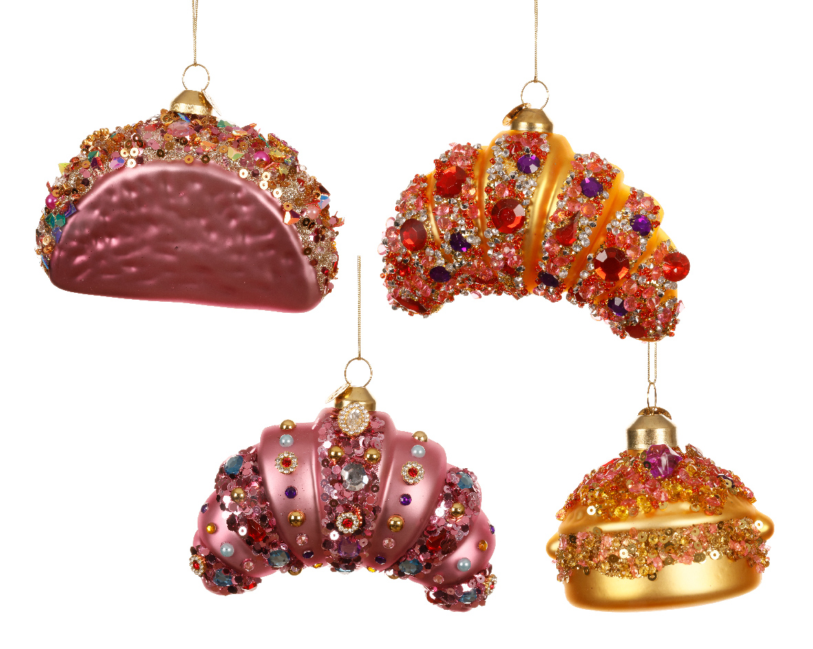 Xmas Food With Beads Diamonds & Spangles