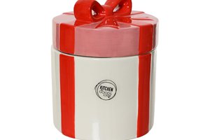 Xmas Storage Round With Bow