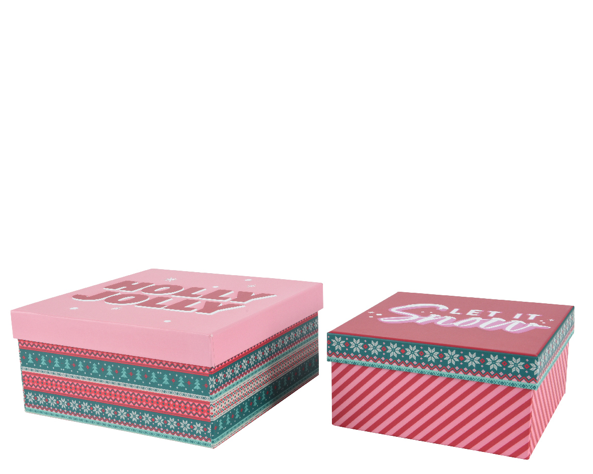 Xmas Box Paper "Holly Jolly"
