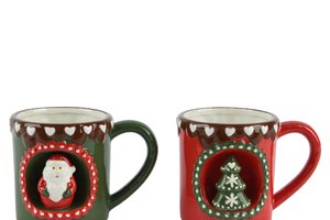 Xmas Mug Santa & Christmas Tree