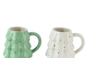 Xmas Mug Tree Shaped