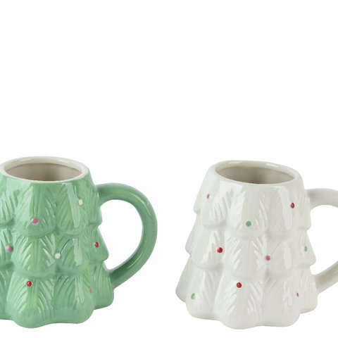 Xmas Mug Tree Shaped