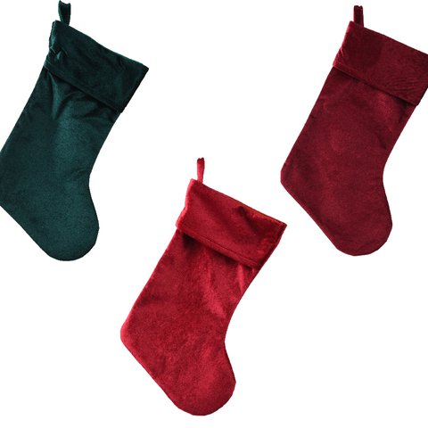 Xmas Stocking Velvet