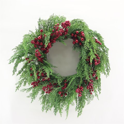 Xmas Wreath Norfolk With Red Berries
