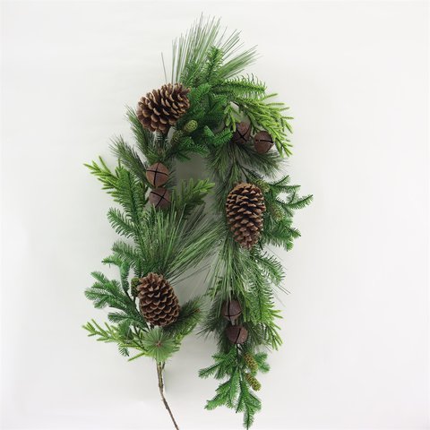 Xmas Garland With Pines & Bells