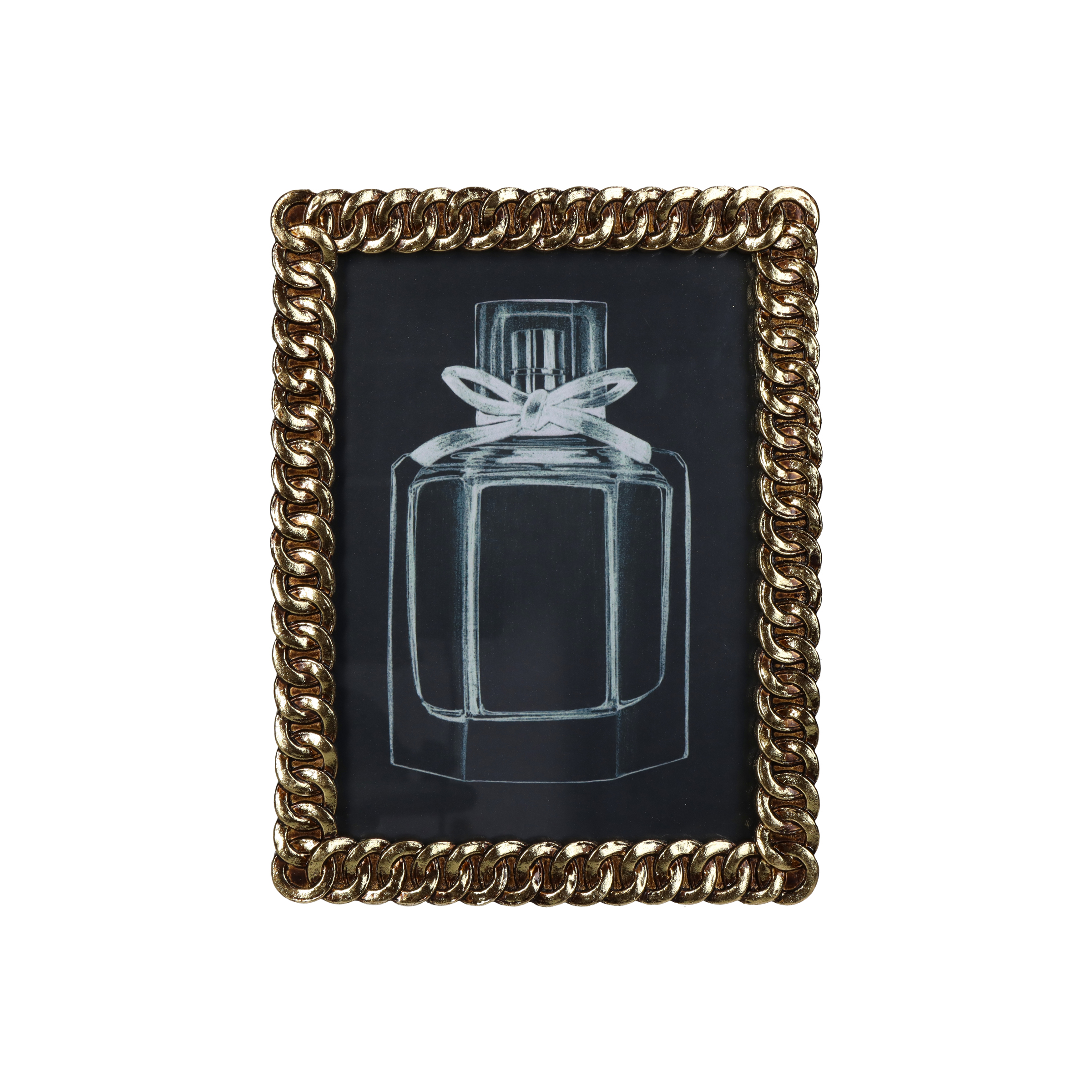 Photo Frame Chain Gold
