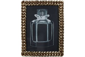 Photo Frame Chain Gold