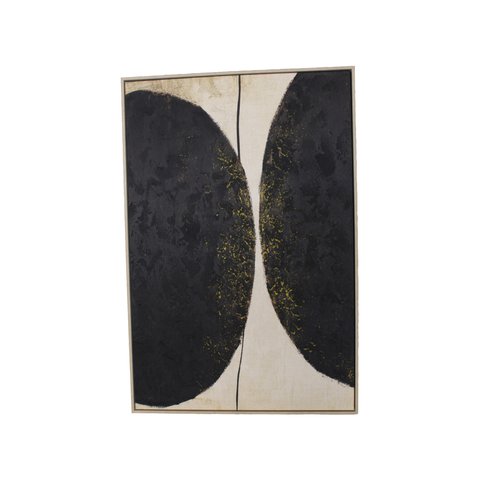 Wall Frame Canvas Black