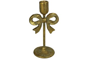Candle Stick Bow Gold