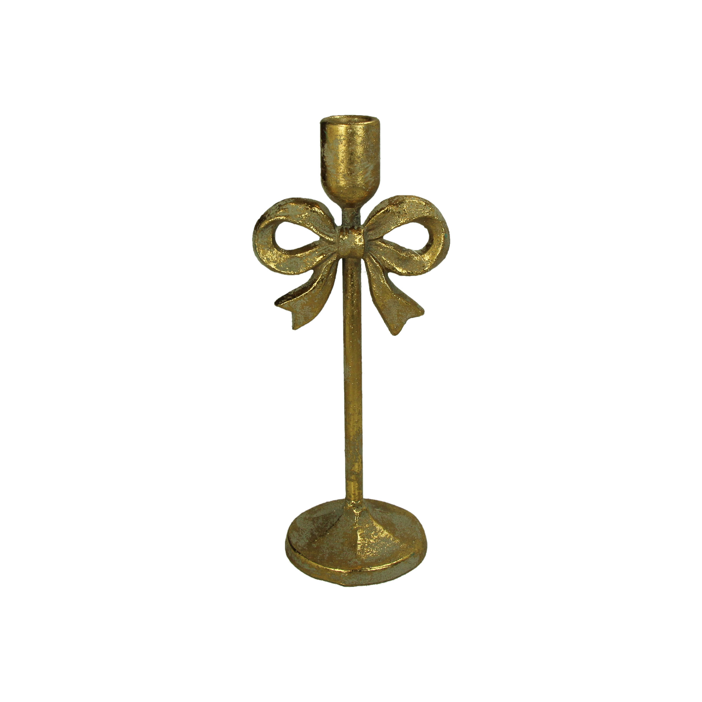 Candle Stick Bow Gold