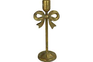 Candle Stick Bow Gold