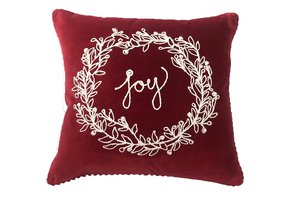 Cushion With Cord Piping "Joy" Red