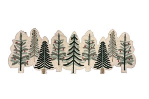 Runner Christmas Tree Shapes Green