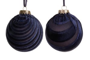 Xmas Ball With Velvet Line