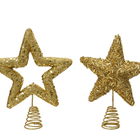 Xmas Star With Glitter