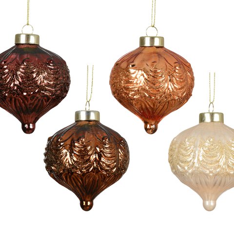 Xmas Chandelier Enamel Shiny With Glitter