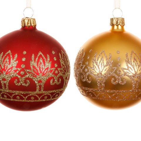 Xmas Ball Matt Barok Border