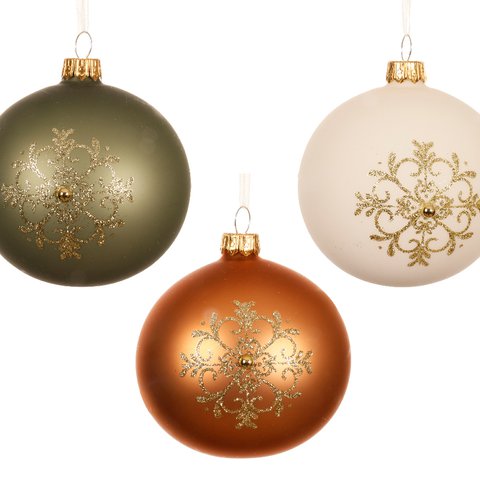 Xmas Ball Matt Medaillion